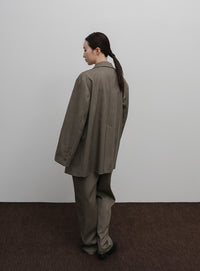 【Et】Long Double-Botton Jacket