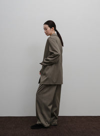 【Et】Long Double-Botton Jacket