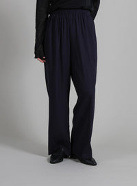 【Et】Linen-blend Easy Pants