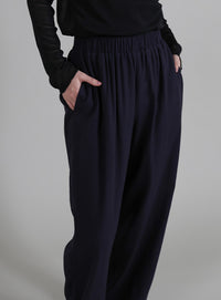 【Et】Linen-blend Easy Pants