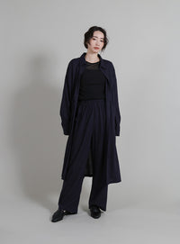 【Et】Linen-blend Easy Pants