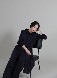 【Et】Linen-blend Easy Pants