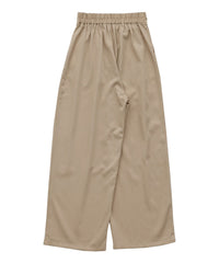 【Et】Two-Tuck Ribbon Straight Pants