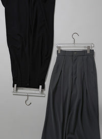 【Et】Tuck Wide Relaxed Pants