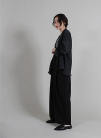 【Et】Tuck Wide Relaxed Pants