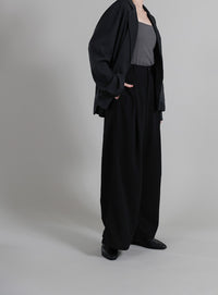 【Et】Tuck Wide Relaxed Pants