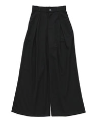 【Et】Tuck Wide Relaxed Pants