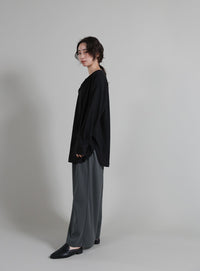 【Et】Tuck Wide Relaxed Pants