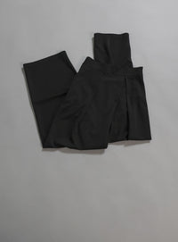 【Et】Relaxd Wrap Wide-Leg Pants