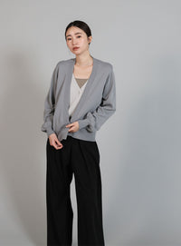 【Et】Relaxd Wrap Wide-Leg Pants