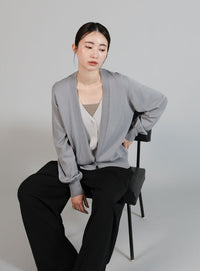 【Et】Relaxd Wrap Wide-Leg Pants
