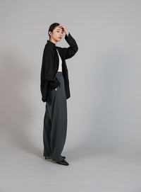 【Et】Relaxd Wrap Wide-Leg Pants