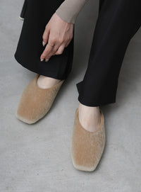 【Et】Faux Fur Mule Slip-On