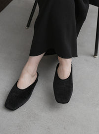 【Et】Faux Fur Mule Slip-On