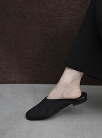 【Et】Faux Fur Mule Slip-On