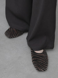 【Et】Faux Fur Mule Slip-On