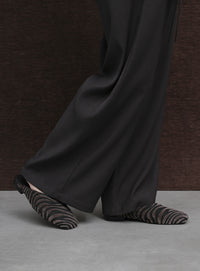 【Et】Faux Fur Mule Slip-On
