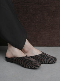 【Et】Faux Fur Mule Slip-On