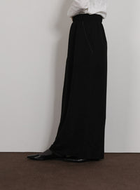 【Et】Front Pocket I-Line Skirt