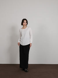 【Et】Front Pocket I-Line Skirt