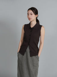 【Et】Front Pocket I-Line Skirt