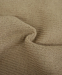 【Et】Linen-touch V-neck vest