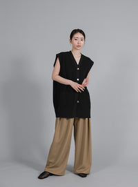 【Et】Oversized Lib Long vest