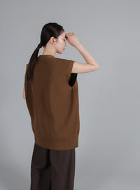 【Et】Oversized Lib Long vest