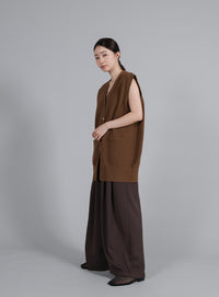 【Et】Oversized Lib Long vest
