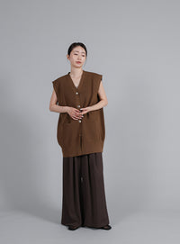 【Et】Oversized Lib Long vest