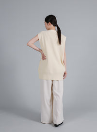 【Et】Oversized Lib Long vest