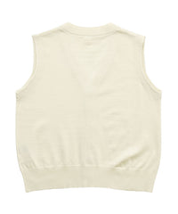 【Et】Knit wrap vest