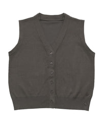 【Et】Knit wrap vest