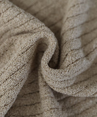【Et】Linen-like Boucle Vest