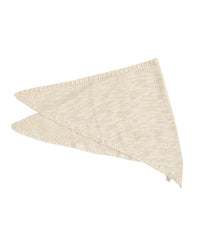 【Et】Slub Yarn Triangle Stole