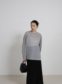 【サイズ展開あり】シャイニーストレッチナローロングスカート