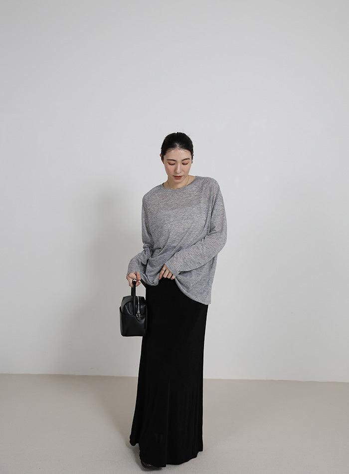 サイズ展開あり】シャイニーストレッチナローロングスカート – SELECT MOCA