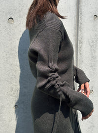 2WAYスリーブリブロングカーディガン【SALE】