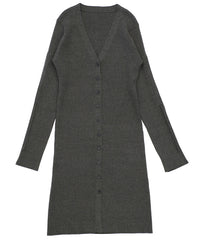 2WAYスリーブリブロングカーディガン【SALE】