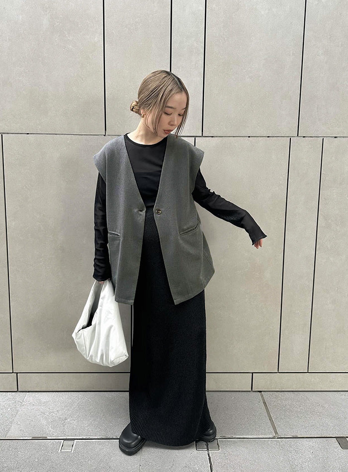 ノーカラーベスト【by SON】【SALE】 – SELECT MOCA