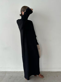 フィンガータートルニットロングワンピース【by SON】