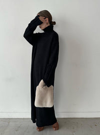 フィンガータートルニットロングワンピース【by SON】