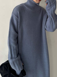 フィンガータートルニットロングワンピース【by SON】