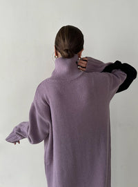 フィンガータートルニットロングワンピース【by SON】