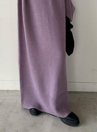 フィンガータートルニットロングワンピース【by SON】