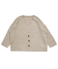 スリーブリンキングVネックカーディガン【by SON】