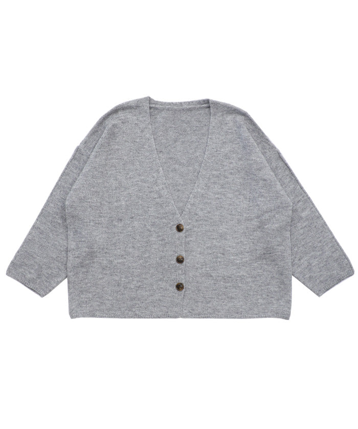 スリーブリンキングVネックカーディガン【by SON】