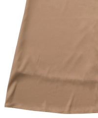 サテンナローロングスカート【by SON】