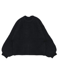 【サイズ展開あり】オーバーサイズハニカムニット【by SON】