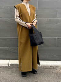 スクエアワンハンドルバッグ【by SON】